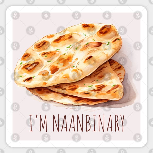 I'm NaanBinary Sticker by DankFutura